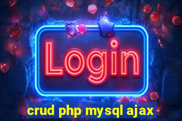 crud php mysql ajax